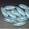 Natural Aqua Blue Chalcedony Faceted Pear Gemstone Pair Sold per 1 pair & Sizes 38mm x 16mm approx. Chalcedony is a cryptocrystalline variety of quartz. Comes in many colors such as blue, pink, aqua. Also known to lower negative energy for healing purposes. 